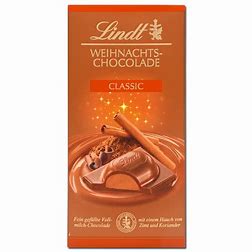 Lindt Weihnachts Schokolade Classic Bar 100g